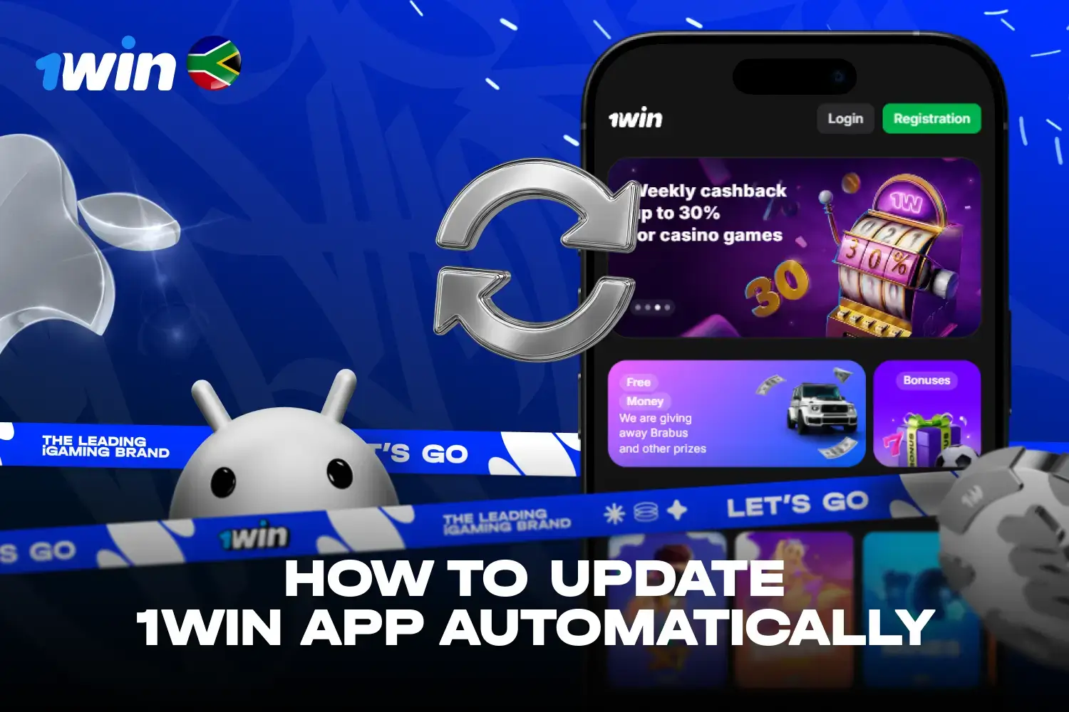 Updating the 1Win app on Android